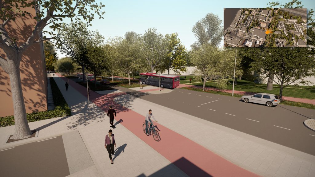 Impressie van hoe de Doctor H.G. Scholtenstraat eruit kan komen te zien