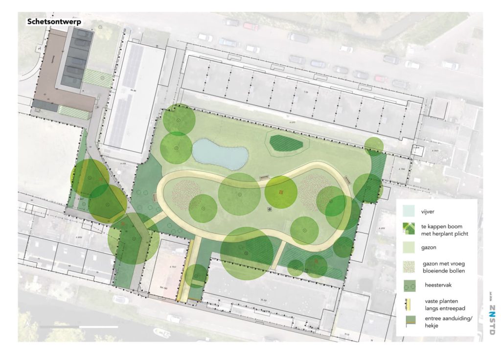 ontwerp binnentuin Sluispad