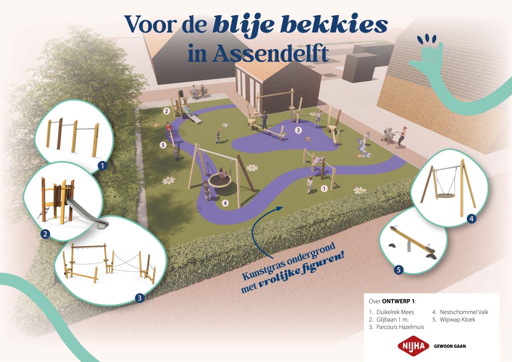 Speelplaats Raaigras Ontwerp 1